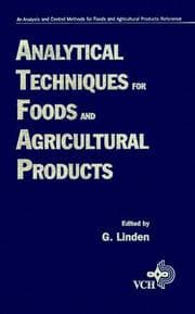 Tapa de Analysis and Control Methods for Food and Agricultural Products, Analytical Techniques for Foods and Agricultural Products (Multon: Analysis and Control Methods for Foods and Agriculture)