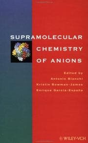Tapa de Supramolecular chemistry of anions