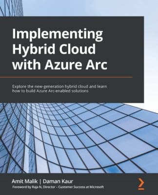 Tapa de Implementing Hybrid Cloud with Azure Arc