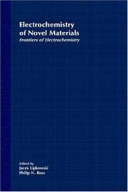 Tapa de Frontiers of Electrochemistry, the Electrochemistry of Novel Materials
