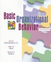 Tapa de Basic organizational behavior