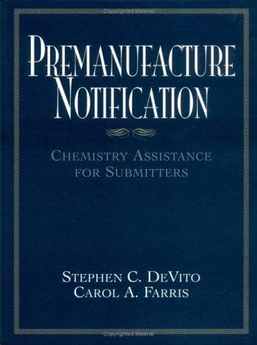 Tapa de Premanufacture Notification
