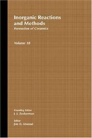 Tapa de Inorganic Reactions and Methods, Formation of Ceramics (Inorganic Reactions and Methods)