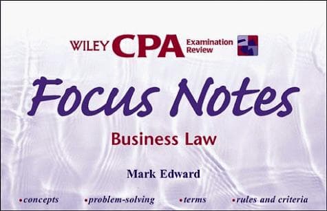 Tapa de Wiley CPA examination review.