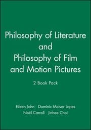 Tapa de Philosophy of Literature and Philosophy of Film and Motion Pictures, 2 Book Set