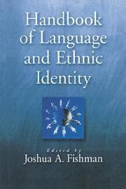 Tapa de Handbook of language & ethnic identity
