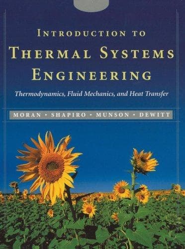 Tapa de Introduction to Thermal Systems Engineering