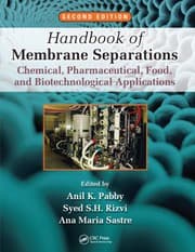 Tapa de Handbook of Membrane Separations