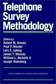 Tapa de Telephone Survey Methodology