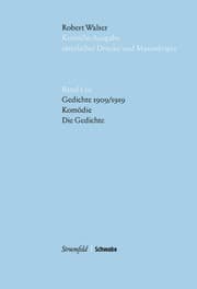 Tapa de Gedichte 1909/1919. Komodie. Die Gedichte