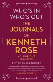 Tapa de Who's in, Who's Out : the Journals of Kenneth Rose