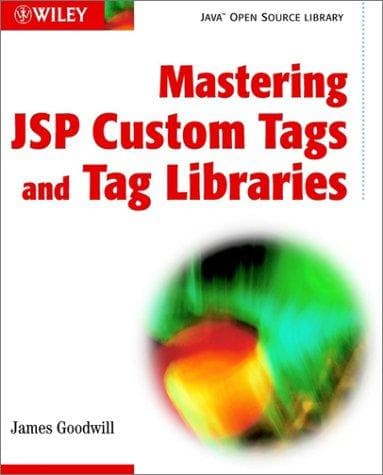 Tapa de Mastering JSP Custom Tags and Tag Libraries