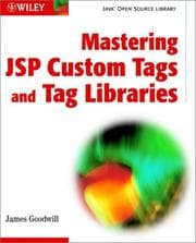 Tapa de Mastering JSP Custom Tags and Tag Libraries