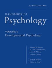 Tapa de Handbook of Psychology, Developmental Psychology