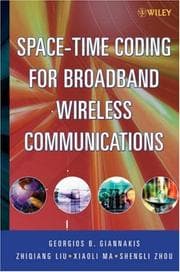 Tapa de Space-time coding for broadband wireless communications