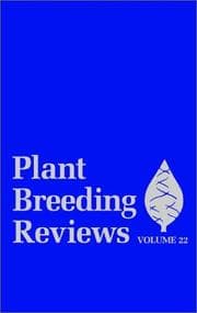 Tapa de Plant Breeding Reviews