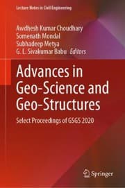 Tapa de Advances in Geo-Science and Geo-Structures