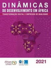 Tapa de Dinâmicas Do Desenvolvimento Em África 2021 Transformação Digital e Empregos de Qualidade