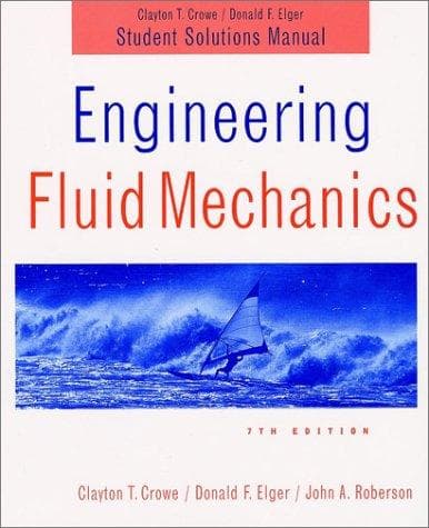 Tapa de Engineering Fluid Mechanics, Student Solutions Manual