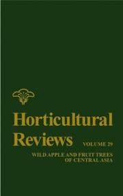 Tapa de Horticultural Reviews - Wild Apple and Fruit Trees of Central Asia