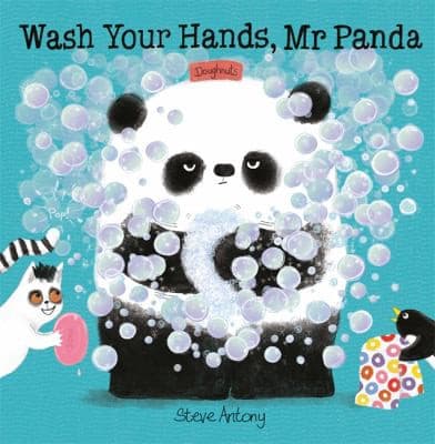 Tapa de Wash Your Hands, Mr Panda