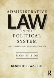 Tapa de Administrative Law in the Political System