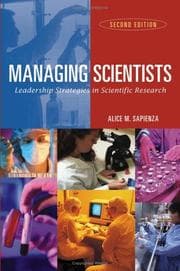 Tapa de Managing scientists