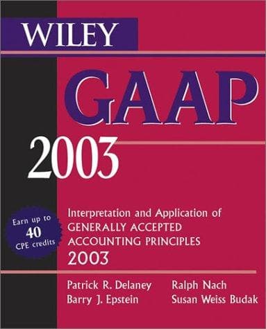 Tapa de Wiley GAAP 2003