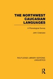 Tapa de Northwest Caucasian Languages