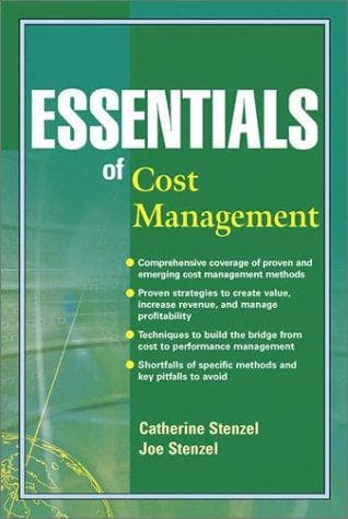 Tapa de Essentials of cost management