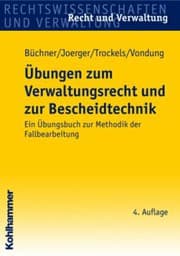 Tapa de Ubungen Zum Verwaltungsrecht und Zur Bescheidtechnik
