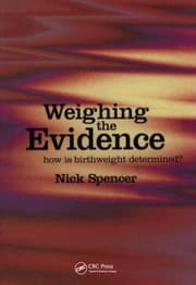 Tapa de Weighing the Evidence