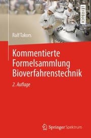 Tapa de Kommentierte Formelsammlung Bioverfahrenstechnik