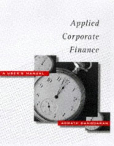 Tapa de Applied Corporate Finance