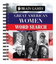 Tapa de Brain Games - Great American Women Word Search