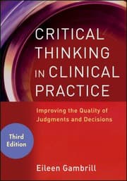 Tapa de Critical thinking in clinical practice