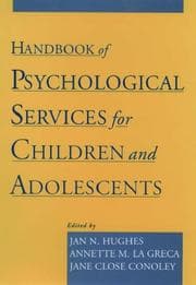 Tapa de Handbook of psychological services for children and adolescents