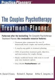 Tapa de The couples psychotherapy treatment planner