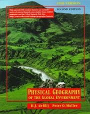Tapa de Physical geography of the global environment