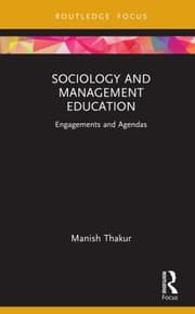 Tapa de Sociology and Management Education