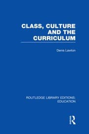 Tapa de Class, Culture and the Curriculum