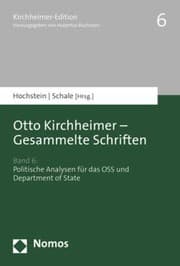 Tapa de Otto Kirchheimer - Gesammelte Schriften : Band 6
