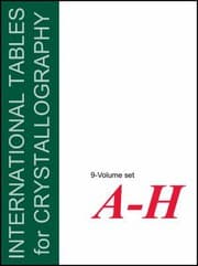 Tapa de International Tables for Crystallography