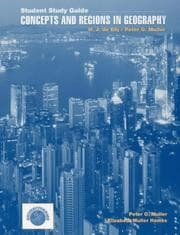 Tapa de Concepts and Regions in Geography
