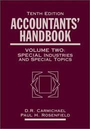 Tapa de Accountants' handbook
