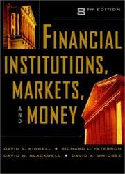 Tapa de Financial institutions, markets, and money