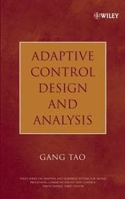 Tapa de Adaptive Control Design and Analysis (Adaptive and Learning Systems for Signal Processing, Communications and Control Series)