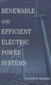 Tapa de Renewable and efficient electric power systems