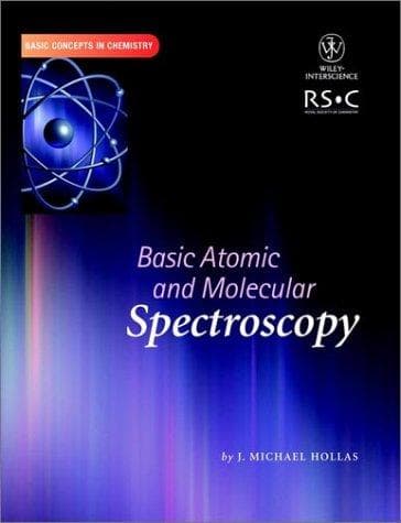 Tapa de Basic Atomic and Molecular Spectroscopy (Basic Concepts In Chemistry)