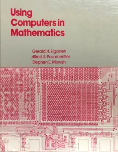 Tapa de Using computers in mathematics